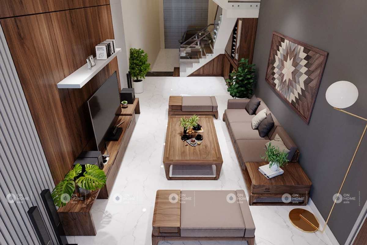 thiết kế nội thất nhà phố 5x20m2