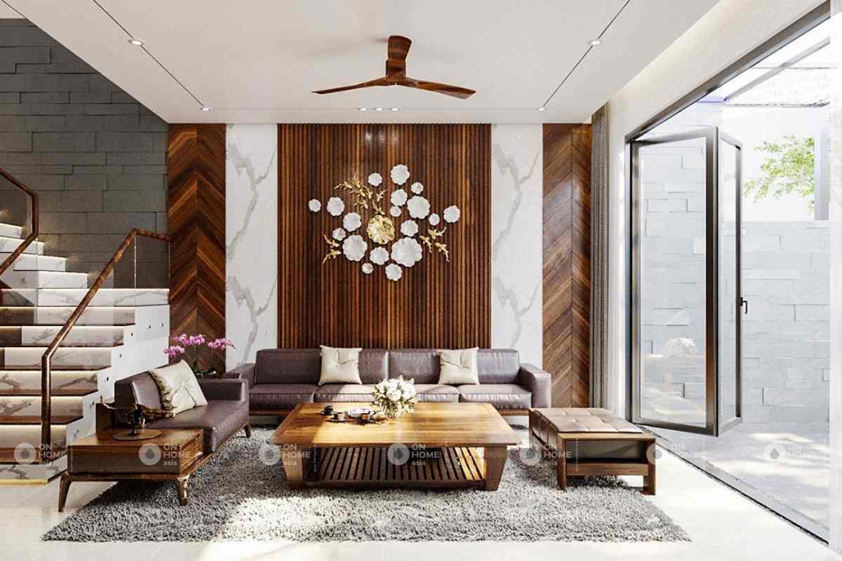 Thiết kế nội thất nhà phố 90m2 hiện đại