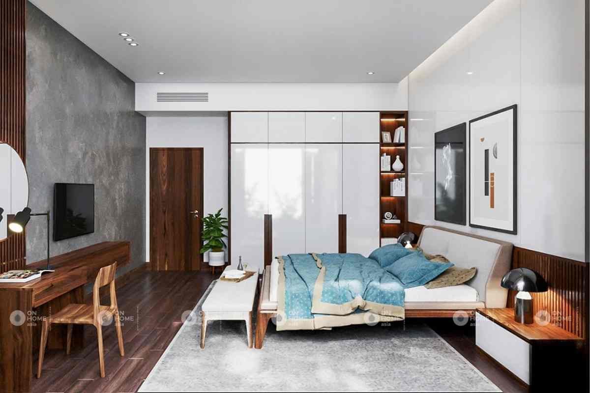 BỐ TRÍ NỘI THẤT NHÀ PHÔ 90M2