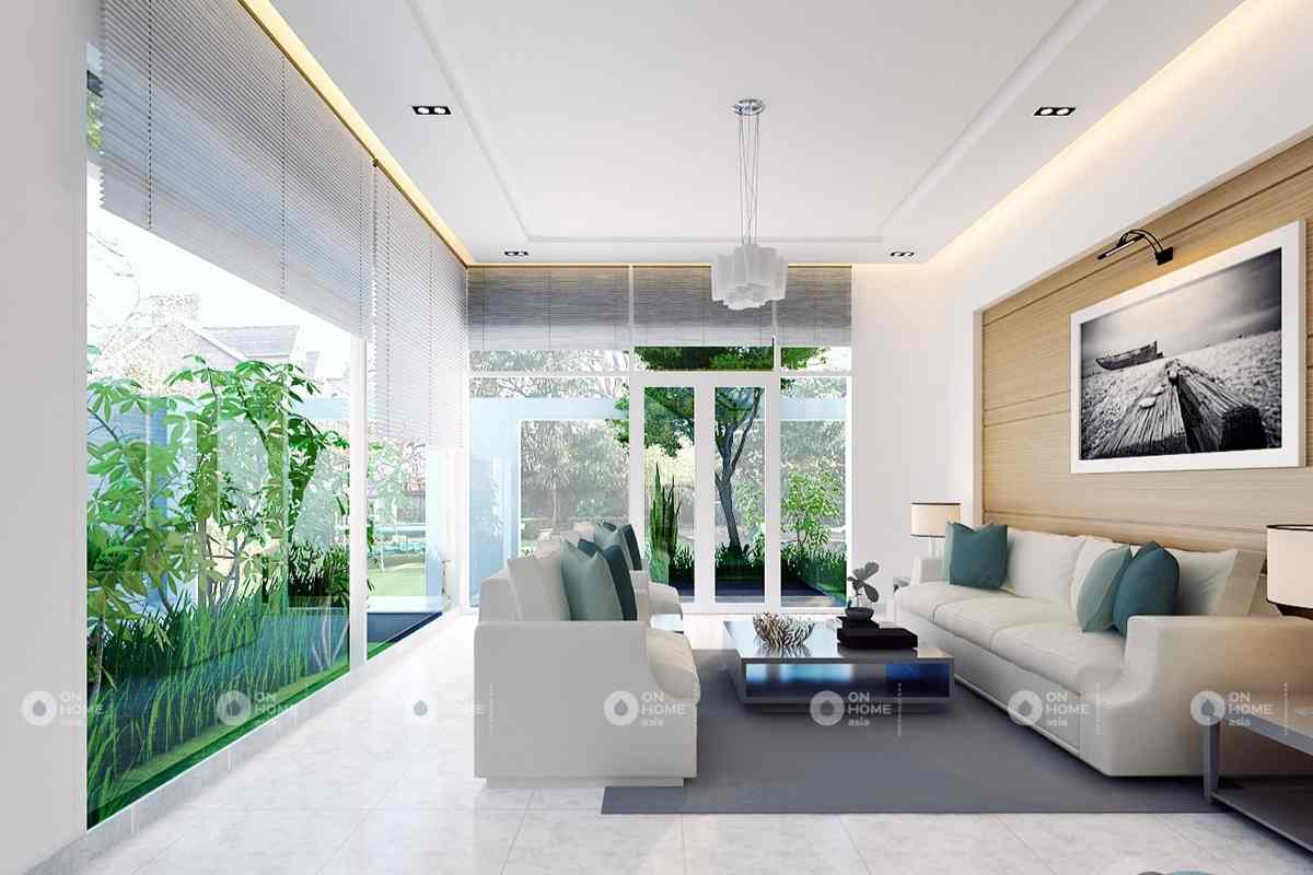 nội thất nhà phố 90m2 đẹp và tiết kiệm chi phí
