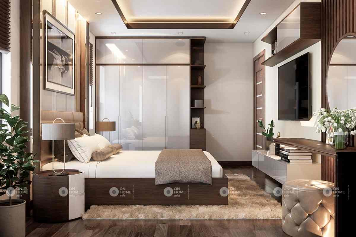 phòng ngủ nhà phố 90m2 đẹp