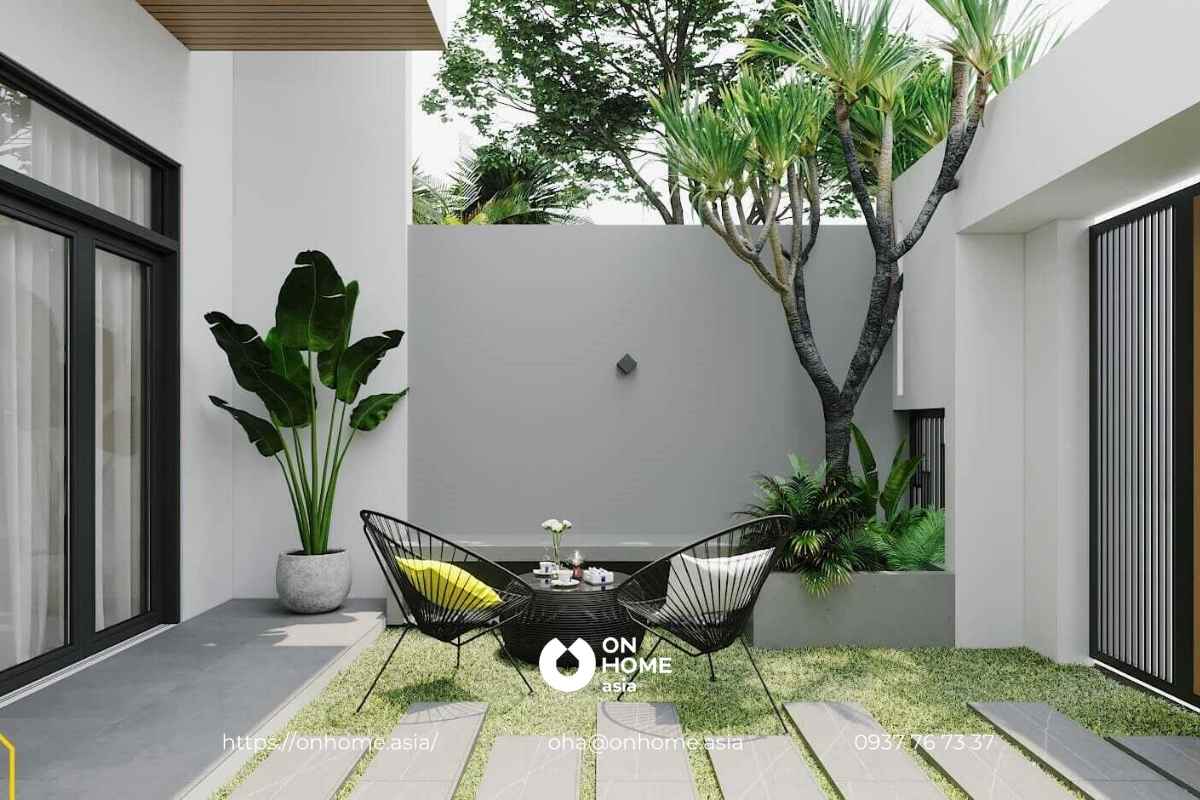 Nhà phố sân vườn