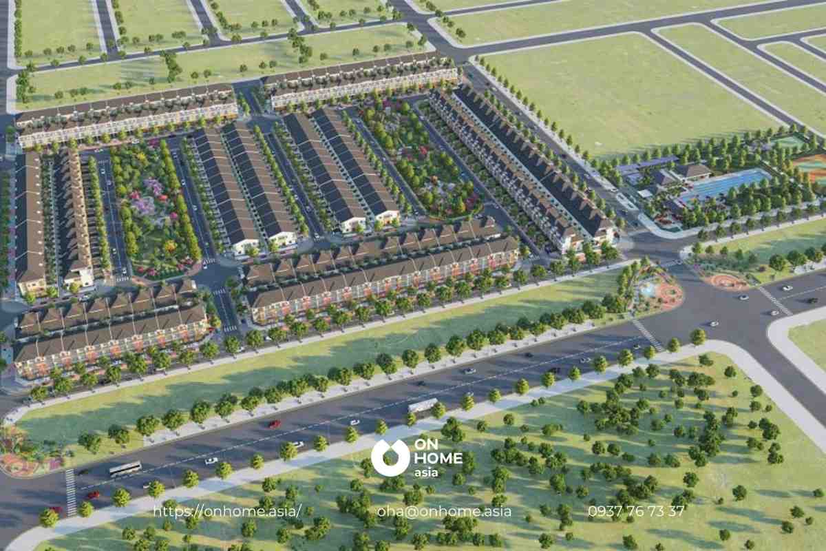 Tiện ích nội và ngoại khu của dự án nhà phố Sun Casa