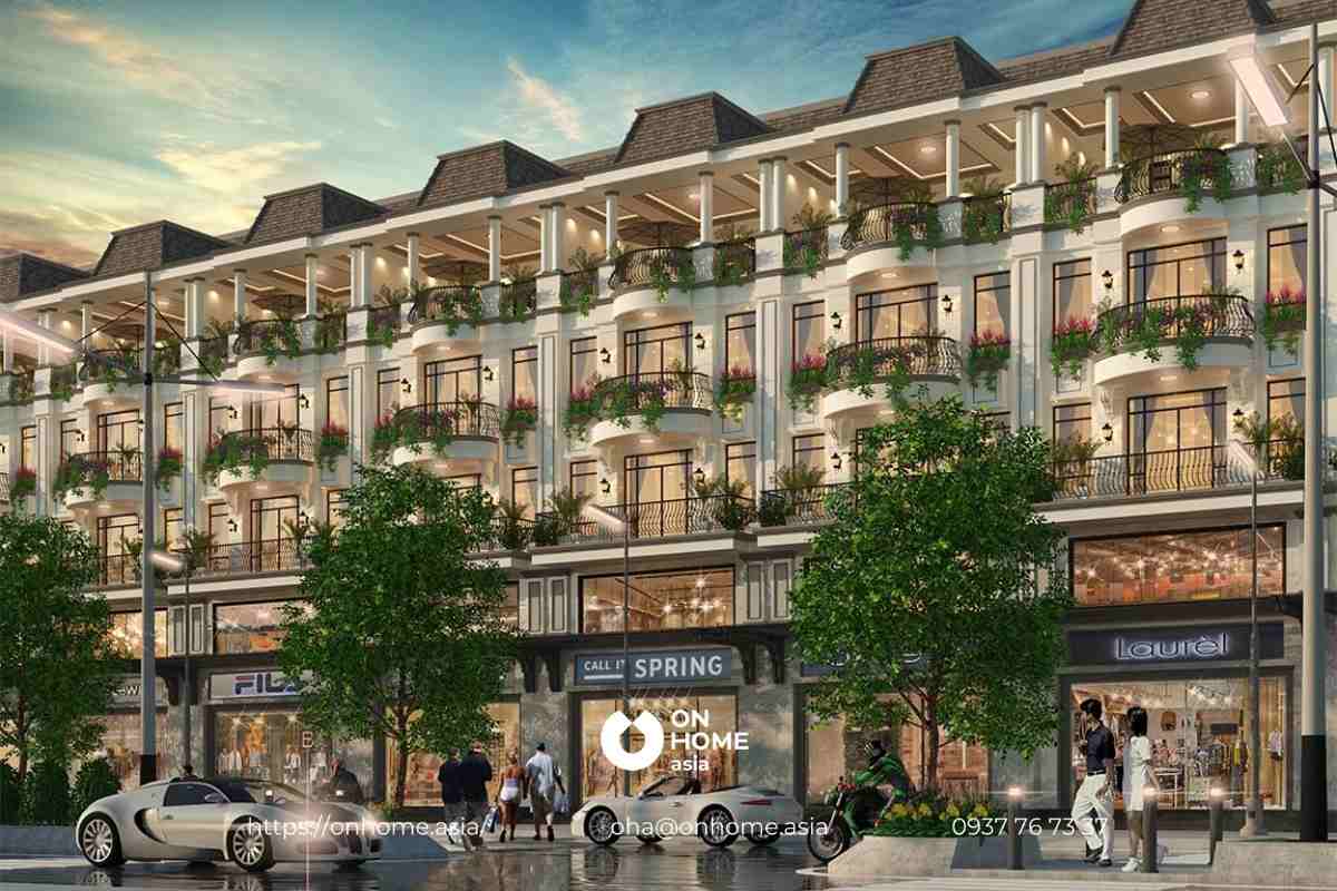 dự án nhà phố thương mại