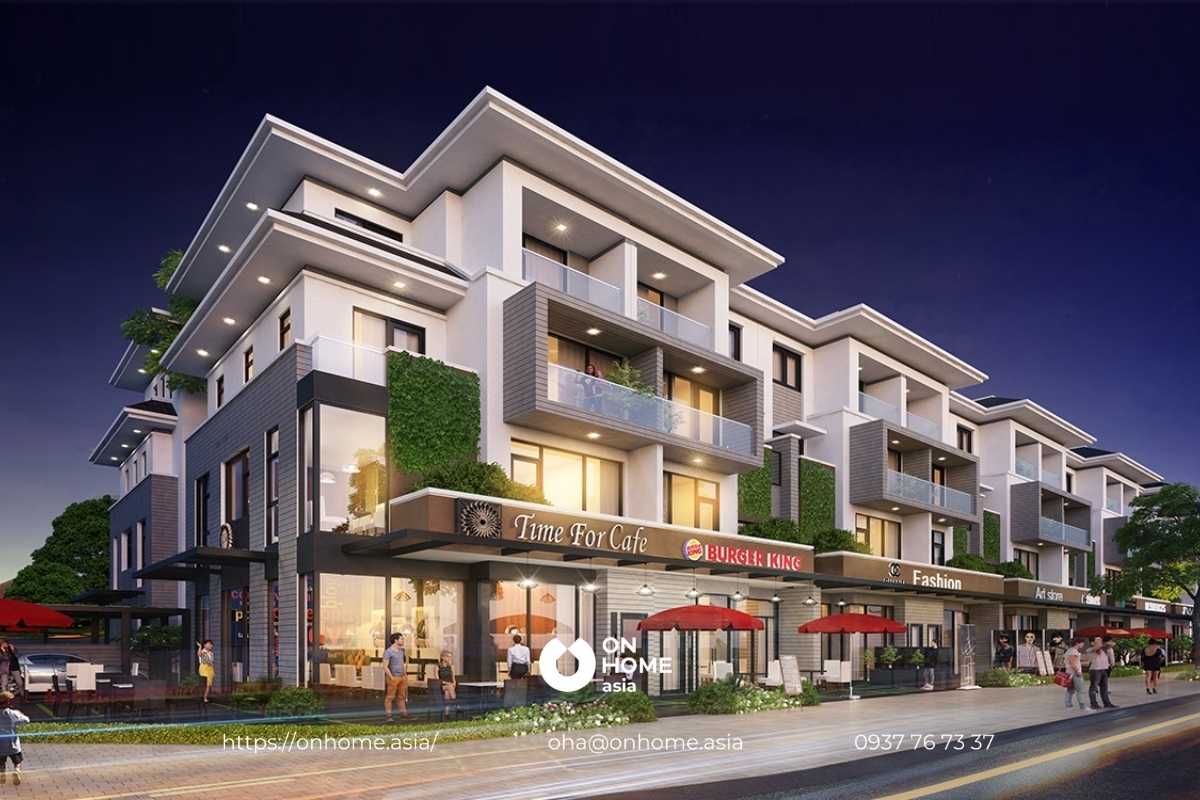 Nhà phố tích hợp nhiều tiện ích nổi bật