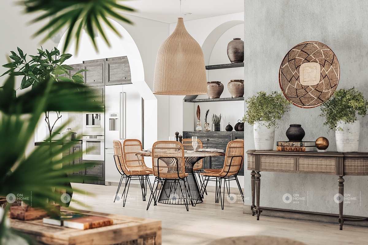 Góc nhỏ bàn ăn phòng bếp