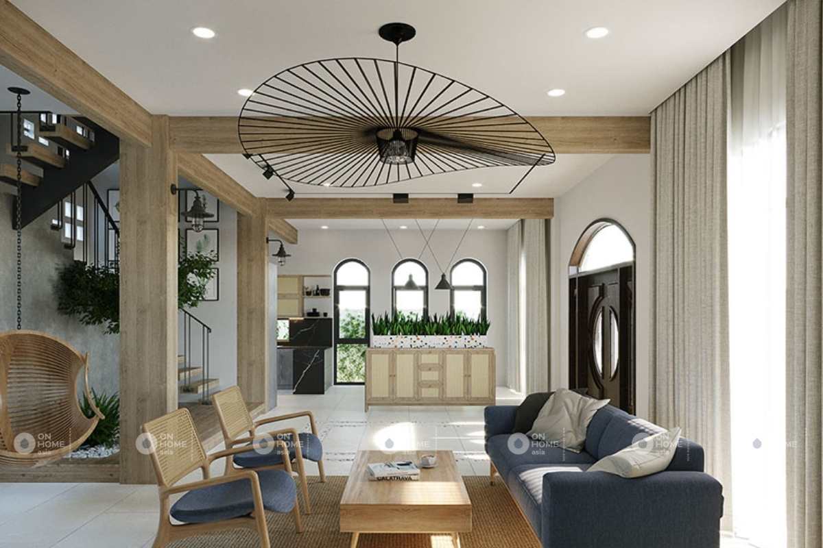 Chất liệu nội thất mộc mạc