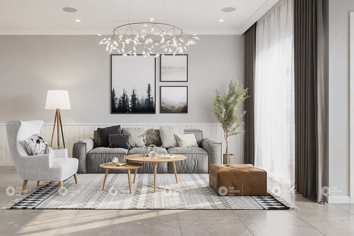 Bộ sofa phòng khách mềm mại