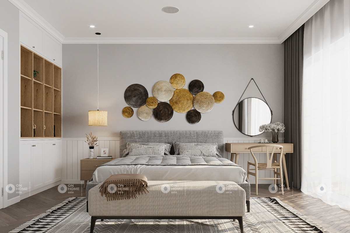 Thiết kế phòng ngủ master đầy ấn tượng