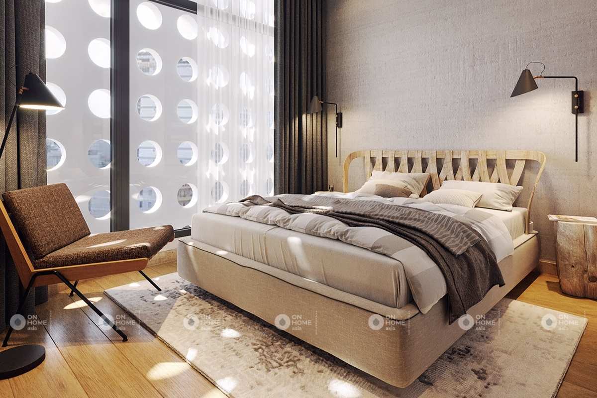 Nội thất phòng ngủ đầy thanh lịch