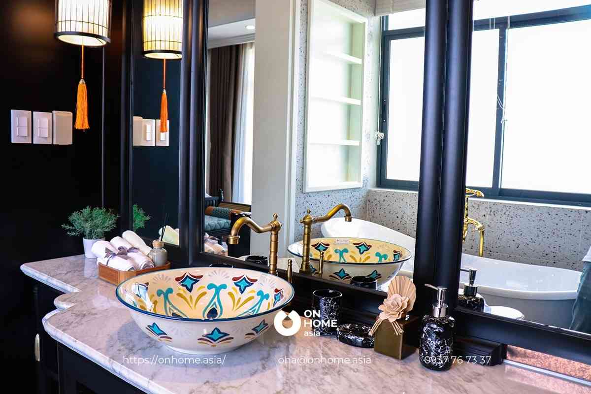 Thiết kế phòng tắm biệt thự Ashita Bình Dương sang trọng