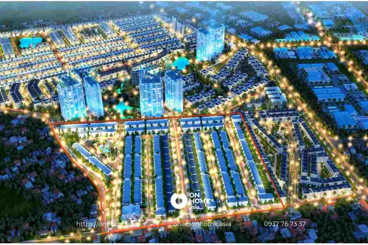 Phối cảnh dự án khu đô thị Đại Phước Molita