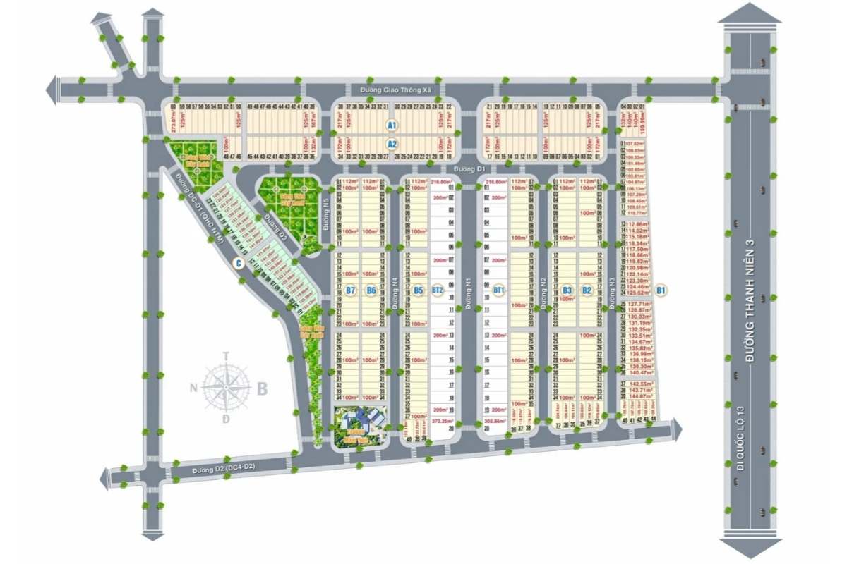 Mặt bằng dự án Phúc An Ashita