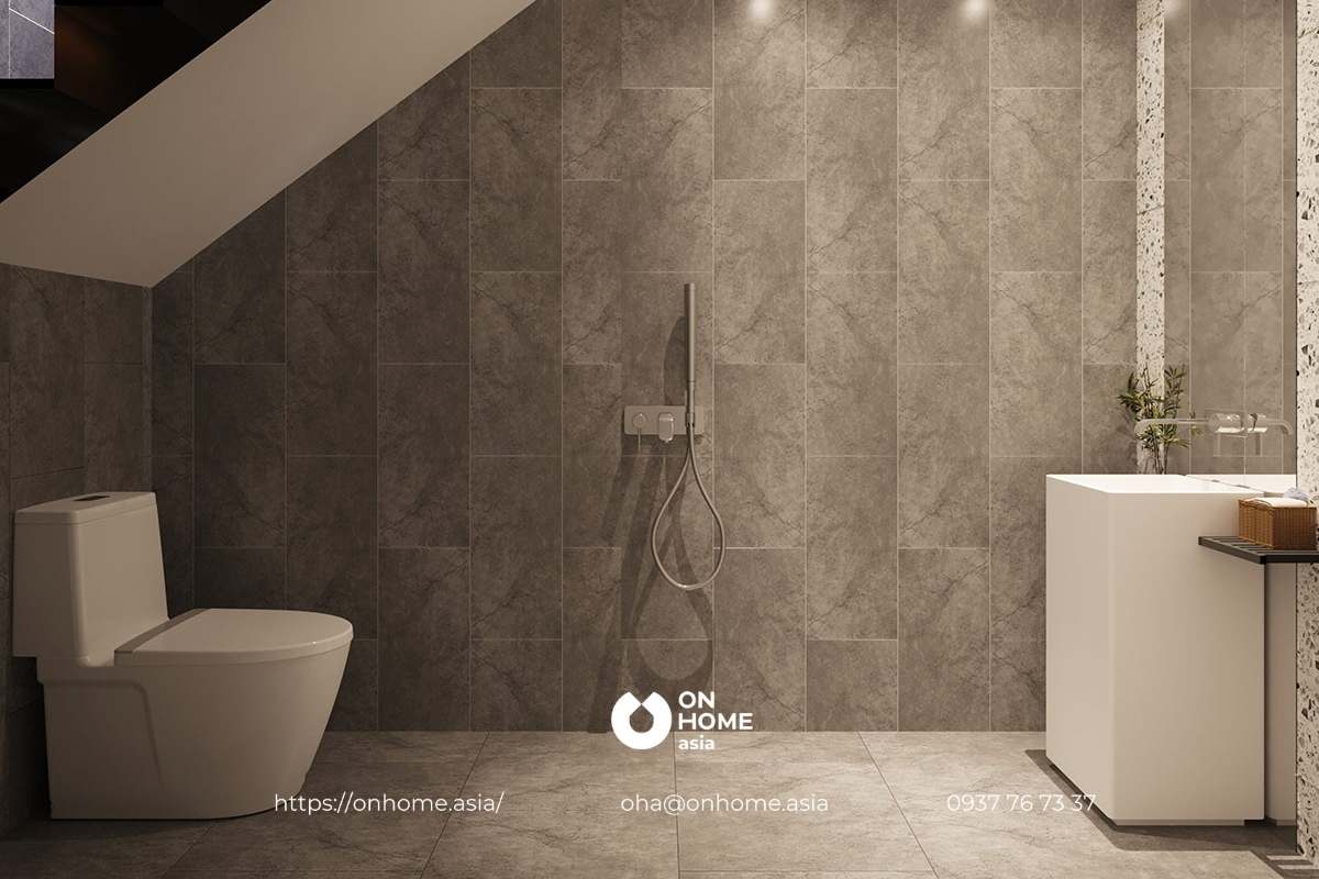 Thiết kế phòng vệ sinh đơn giản mà đẹp