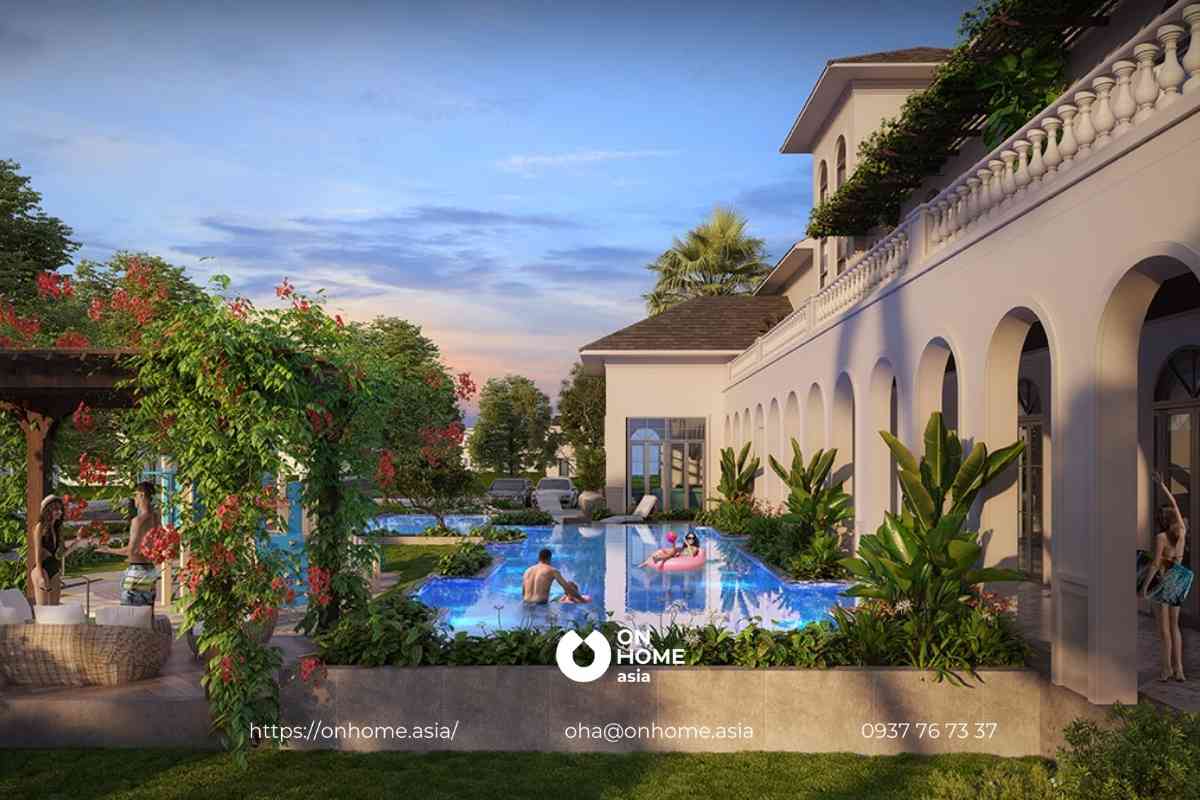 Hồ bơi của dự án Ashita Bàu Bàng