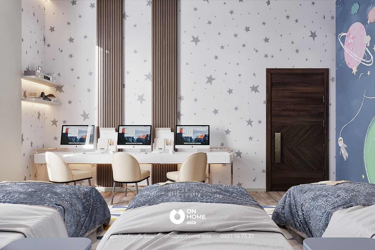 Những họa tiết đáng yêu giúp không gian trở nên sinh động hơn