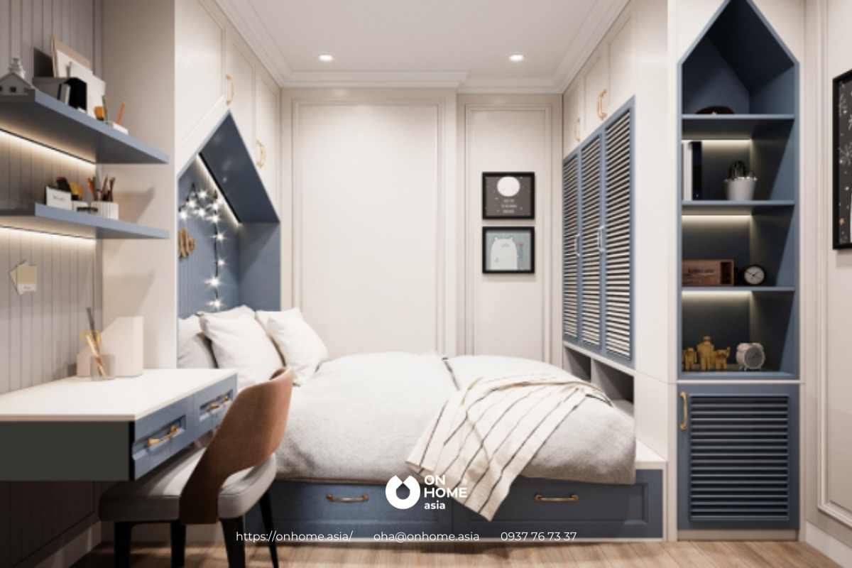 Những ngăn kéo ấn giúp tạo ra nhiều không gian lưu trữ