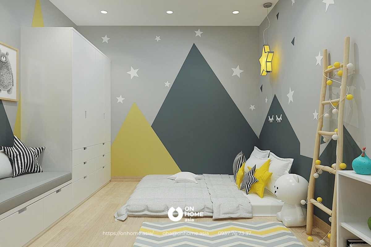 Sử dụng những họa tiết đáng yêu giúp phòng của bé trở nên đáng yêu hơn