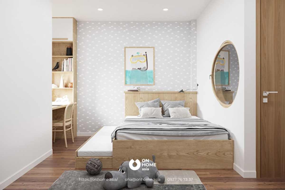 Màu trắng và nâu đem đến cảm giác ấm cúng, gần gũi