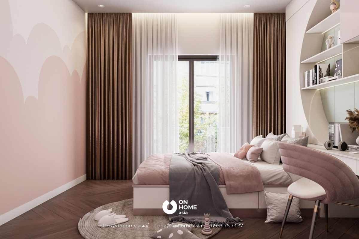 Cửa kính lớn giúp không gian trở nên thông thoáng hơn