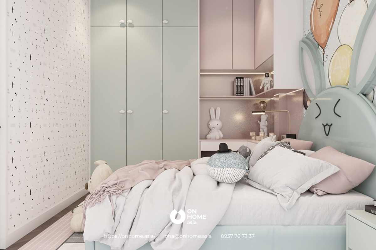 Không gian nổi bật với những họa tiết đáng yêu