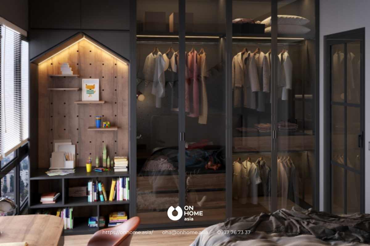 Nội thất bố trí gọn gàng