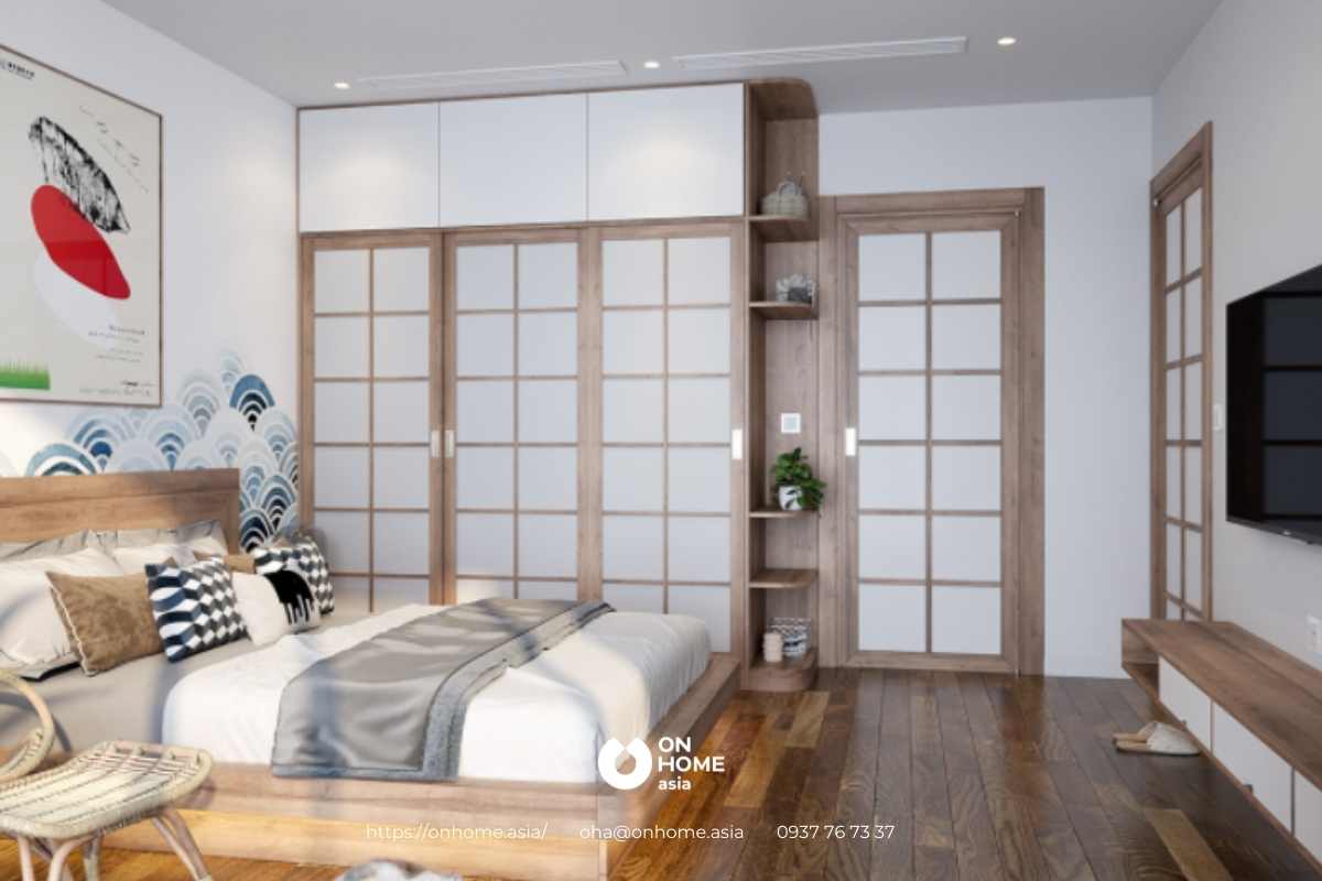 Nội thất phòng trẻ em được bố trí đơn giản