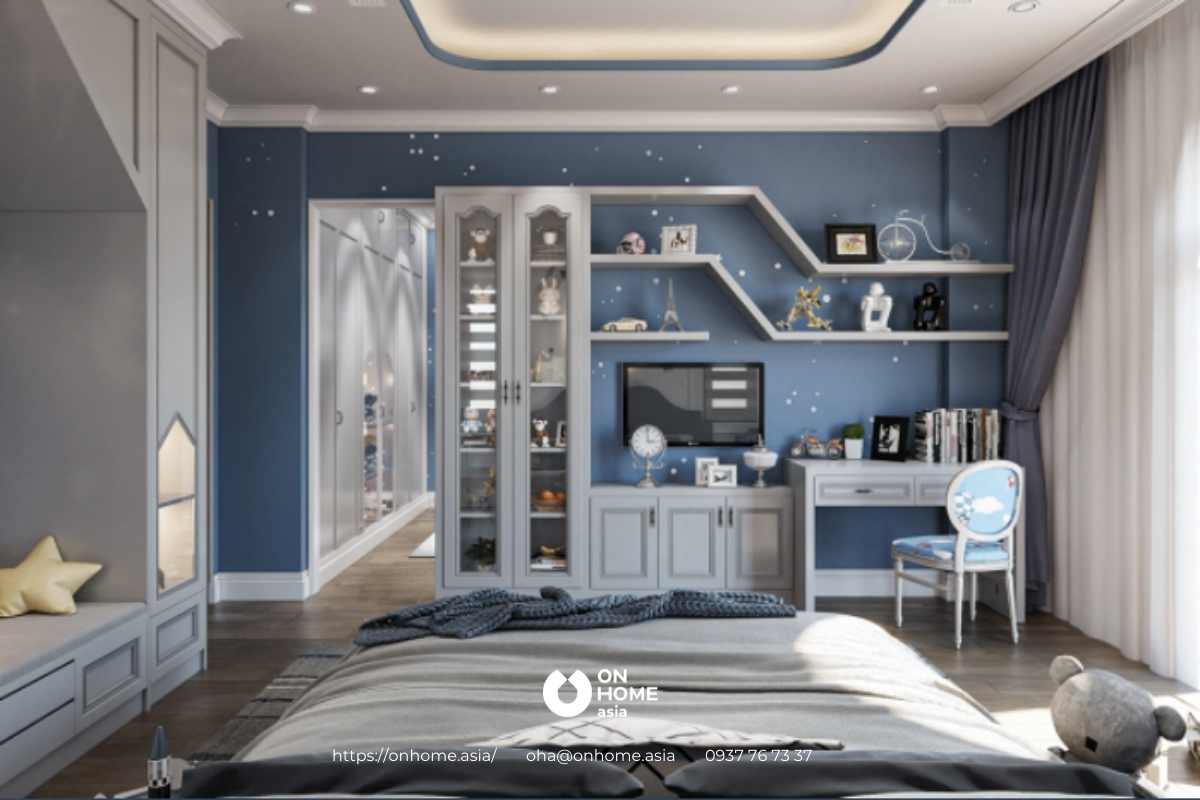 Bố trí phòng ngủ trẻ em đẹp