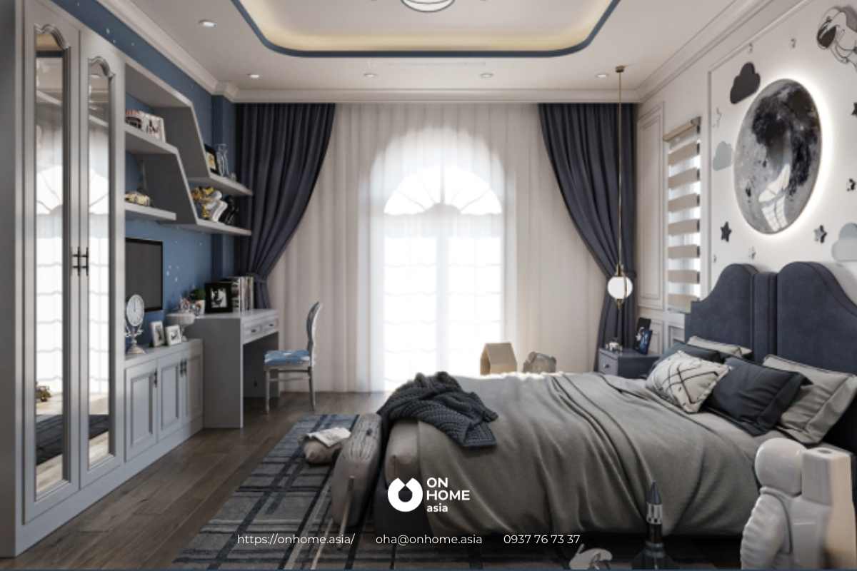 Màu xanh mang đến không gian đẹp&nbsp;