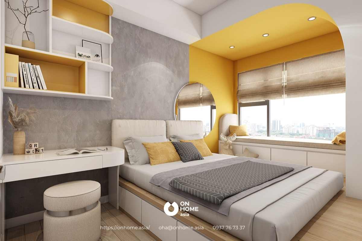 Những đường bo tròn có tác dụng cân bằng giữa hình khối và màu sắc trong thiết kế