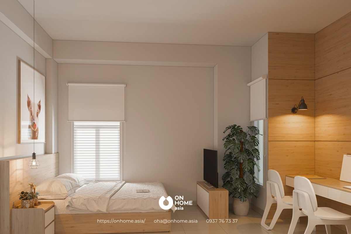 Thiết kế phòng bé trai đơn giản