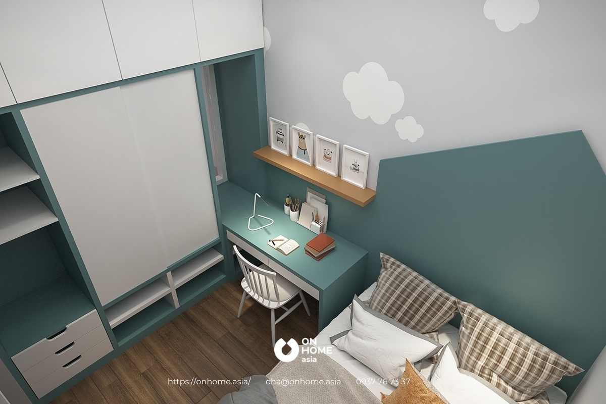 Không gian phòng ngủ nhỏ gọn đẹp