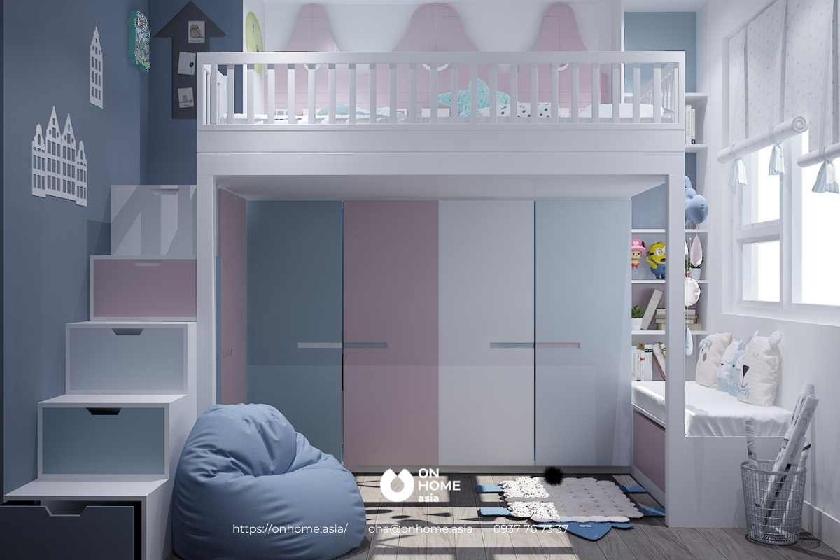 Thiết kế phòng ngủ bé gái đẹp