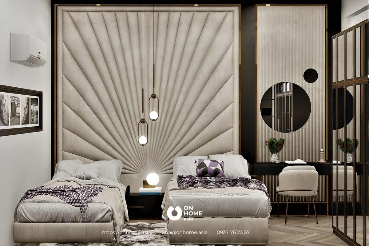 Không gian toát lên sự nhẹ nhàng và thanh lịch