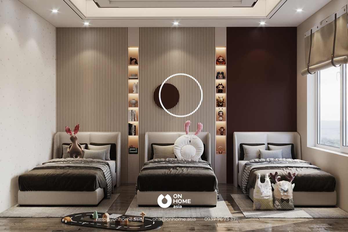 Khi decor phòng trẻ em nên chú ý đến độ tuổi của các con