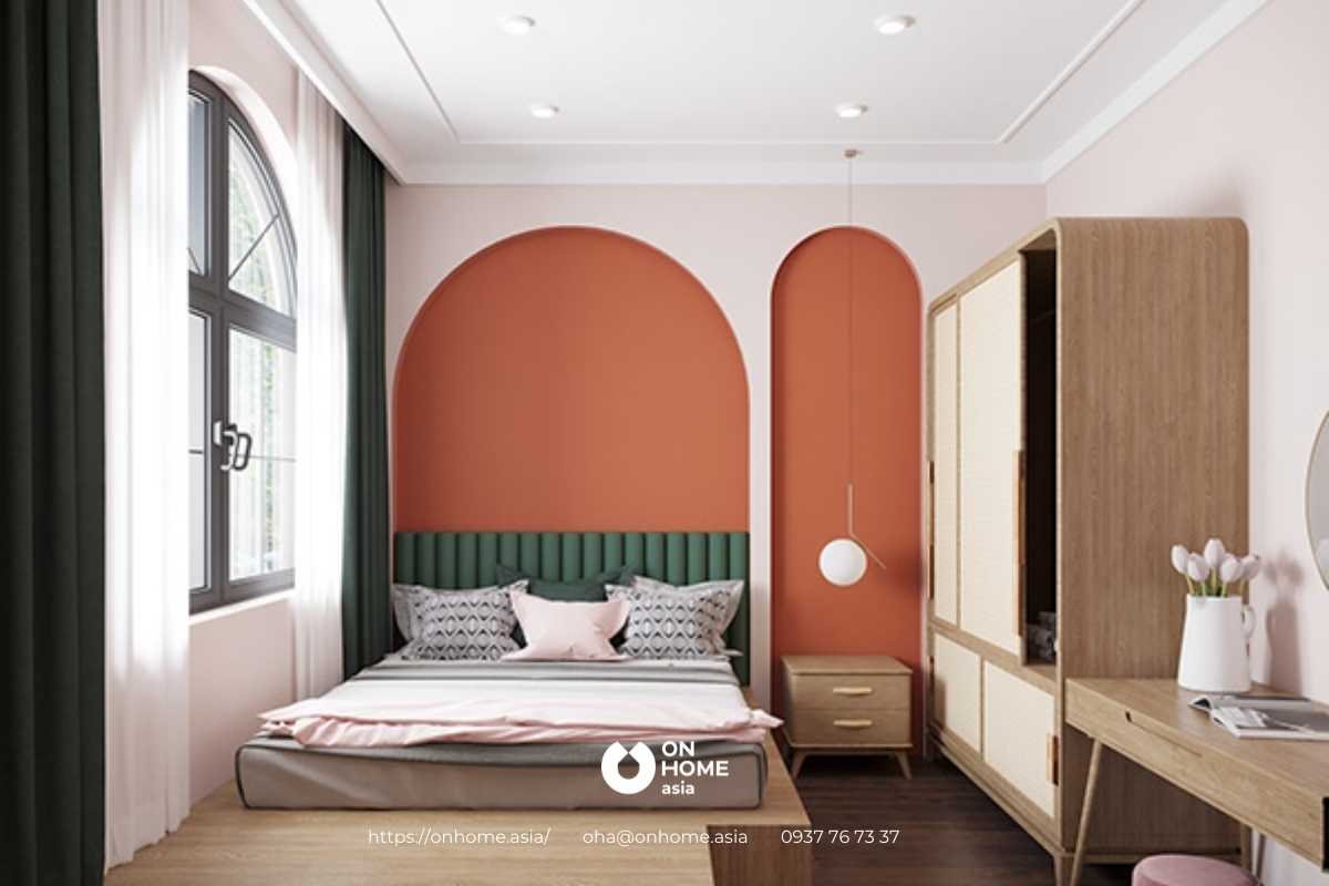 Thiết kế phòng trẻ em với phối trộn nhiều màu sắc