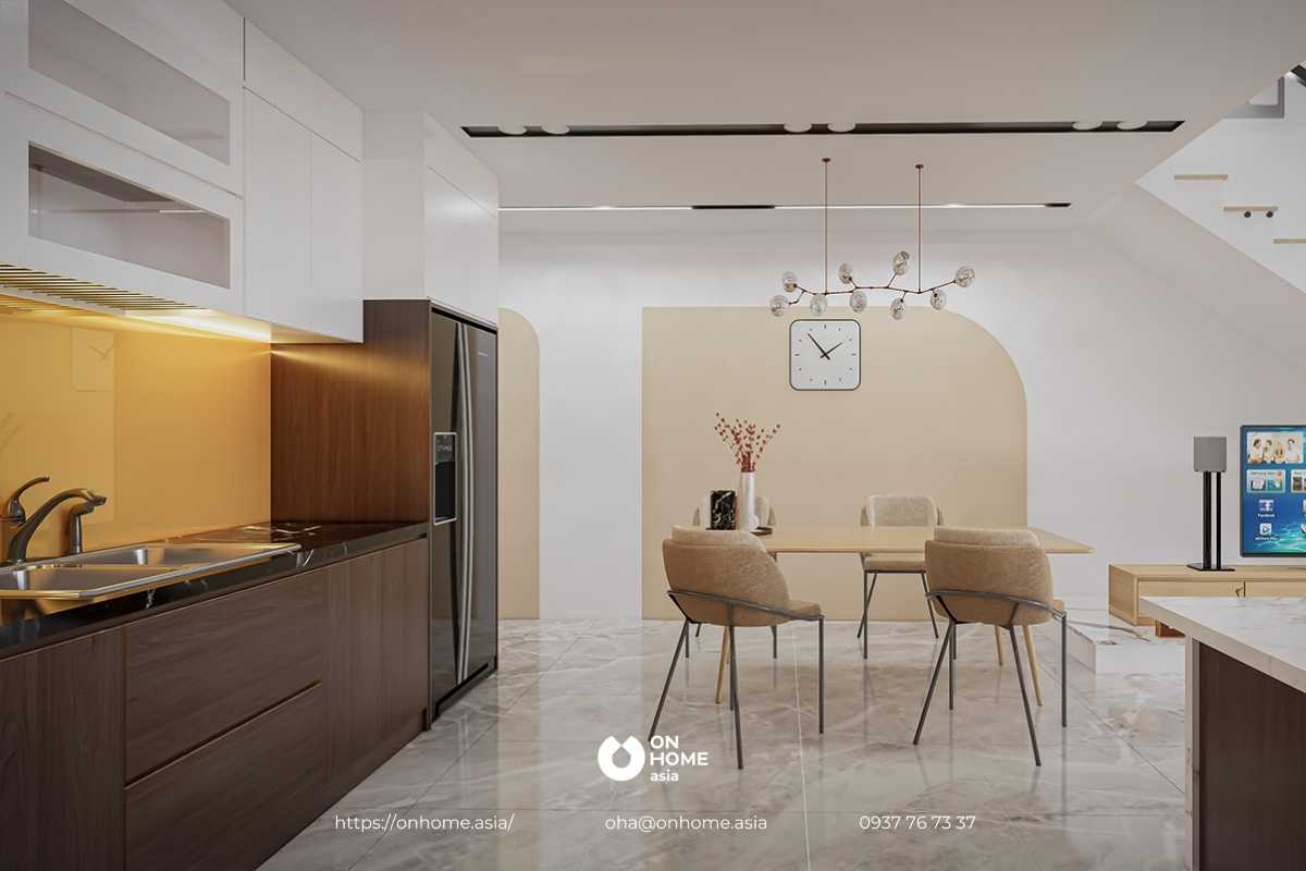 phòng bếp tinh tế, hiện đại