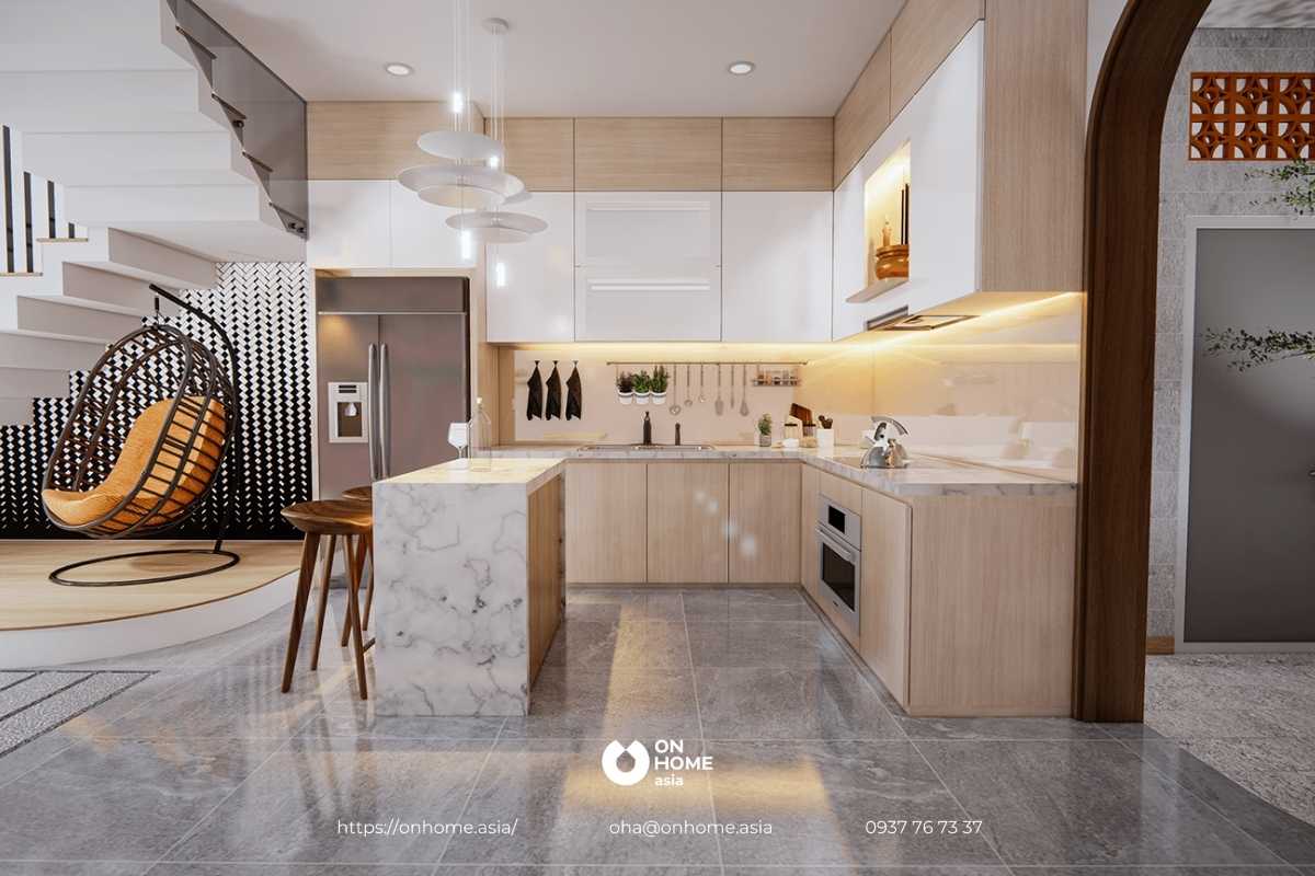 Quầy bar phòng bếp đẹp