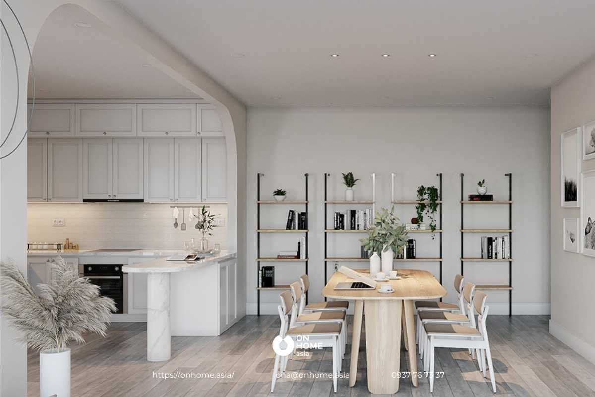 Bố trí phòng bếp phong cách Bắc Âu