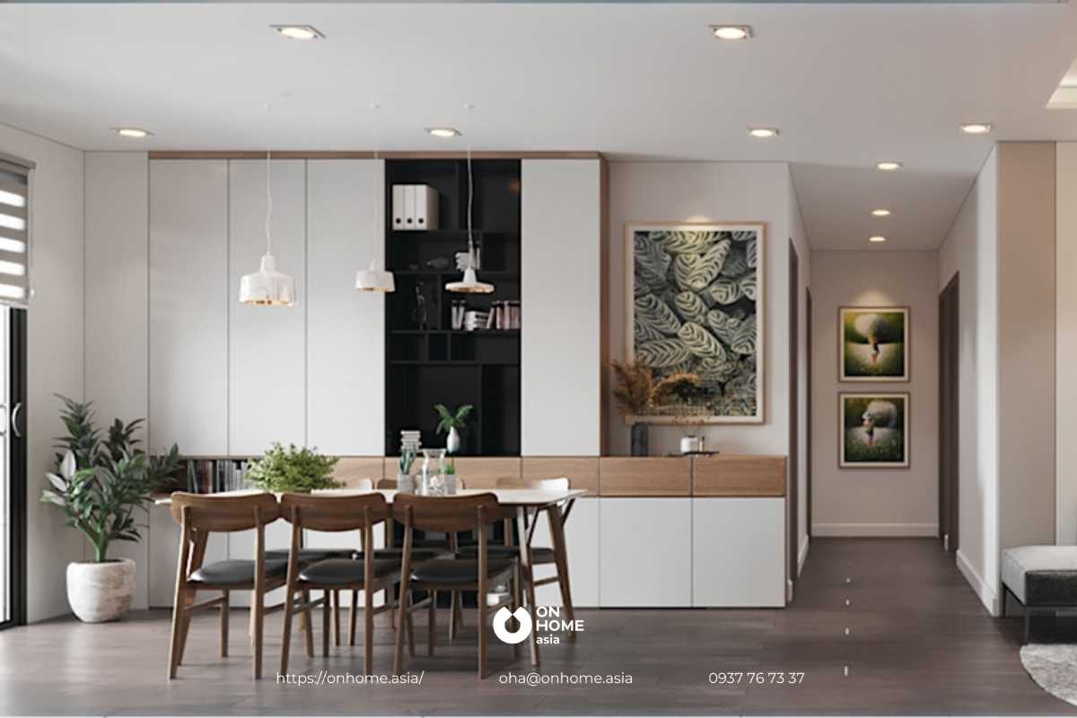 Bộ bàn ăn phòng bếp hiện đại