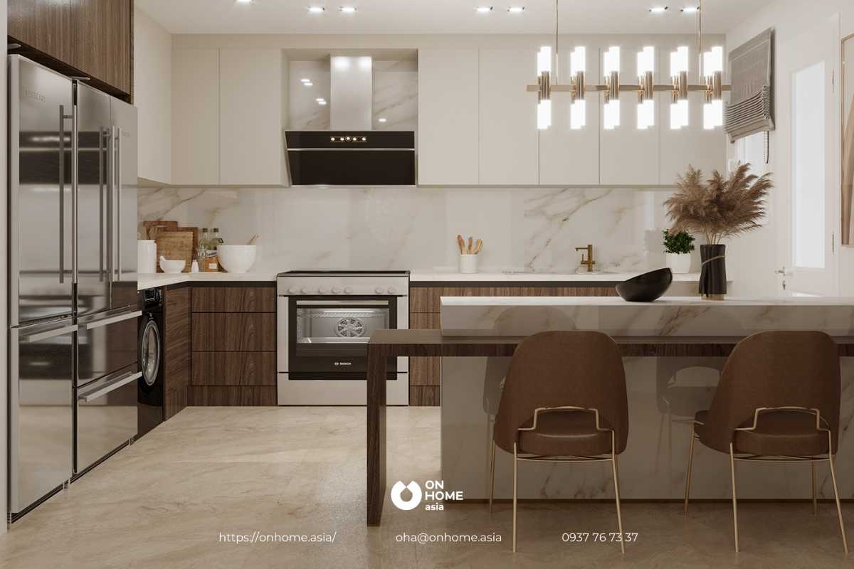 thiết kế phòng bếp đẹp