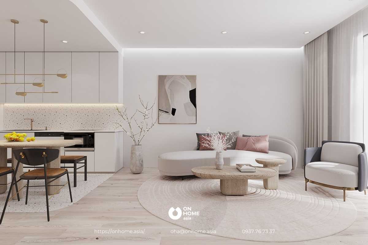 Thiết kế nội thất phòng bếp chung cư đẹp