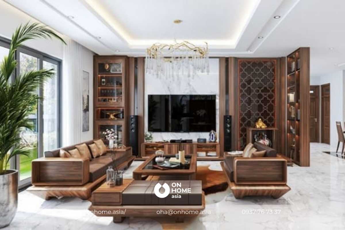 Bộ bàn ghế gỗ Óc Chó