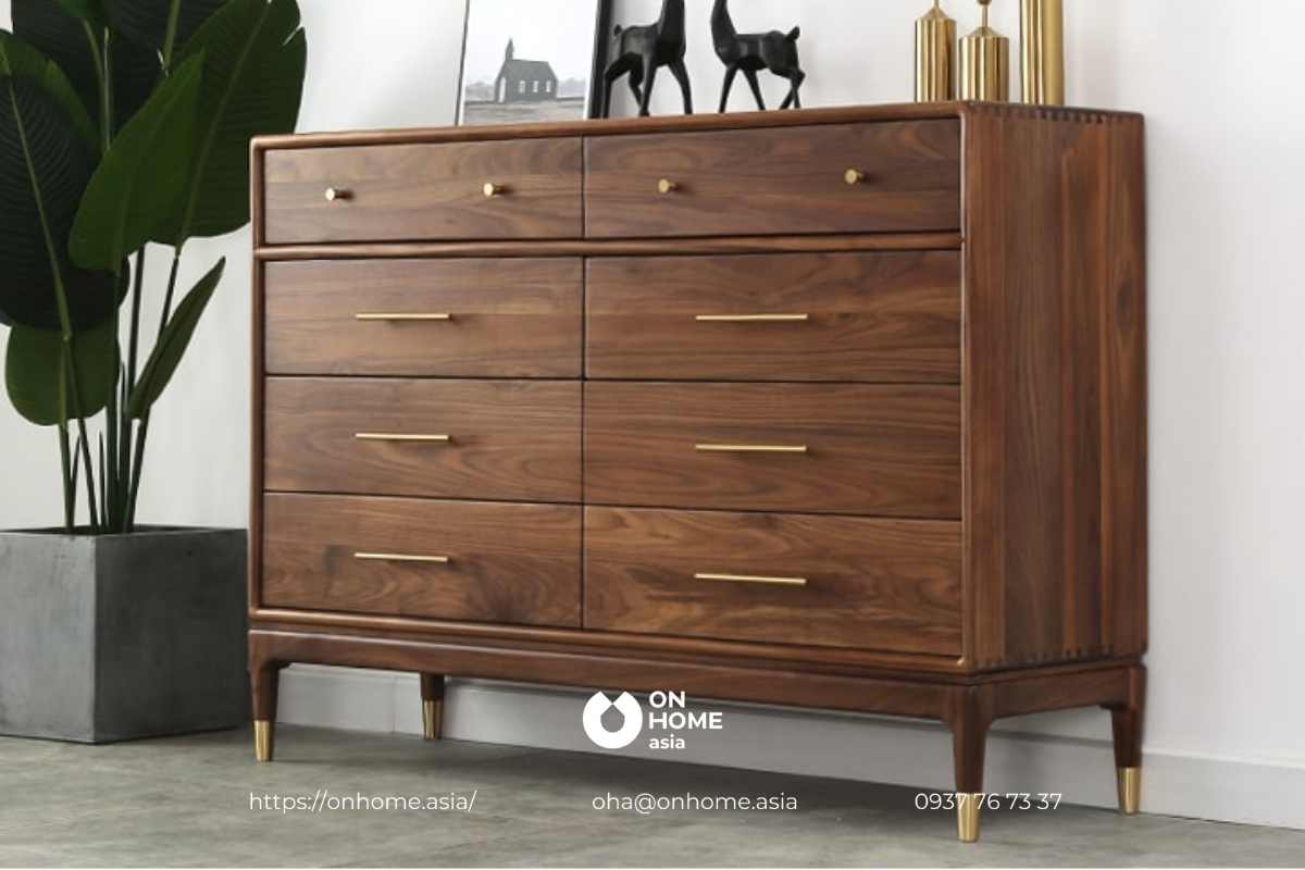 Tủ giày gỗ Óc Chó đẹp