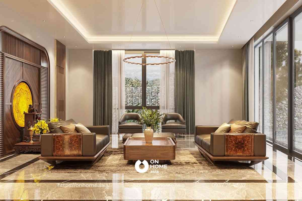 Thiết kế phòng khách đẹp hiện đại