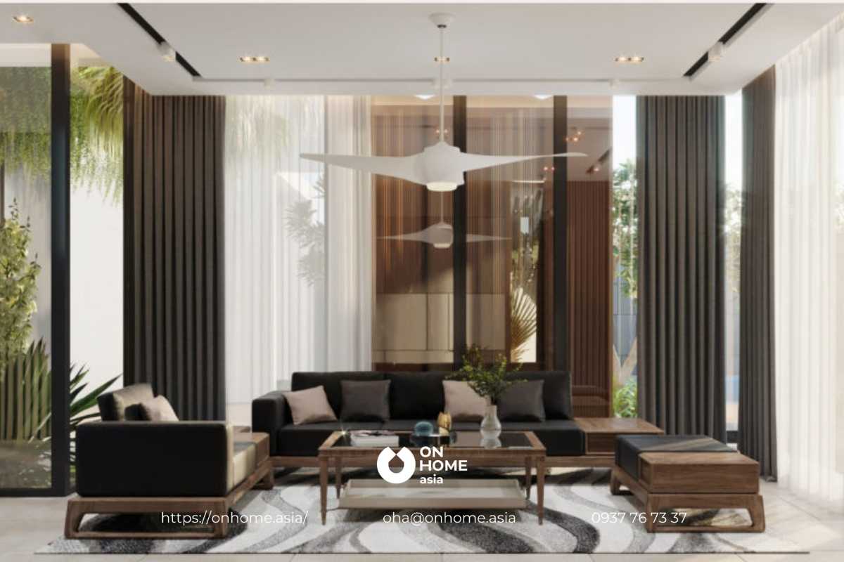 Nội thất hiện đại toát lên sự thanh lịch