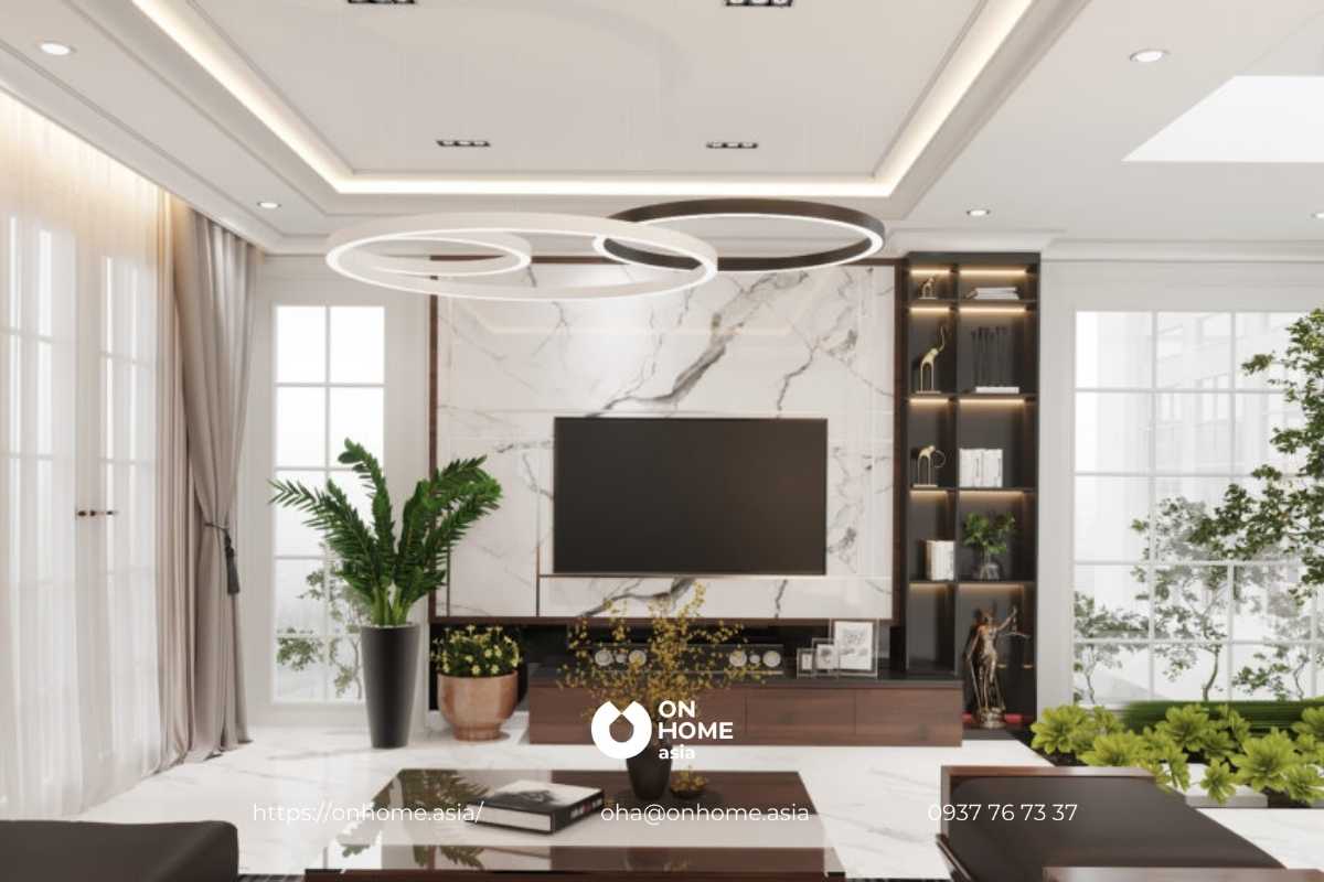 Không gian toát lên sự hiện đại