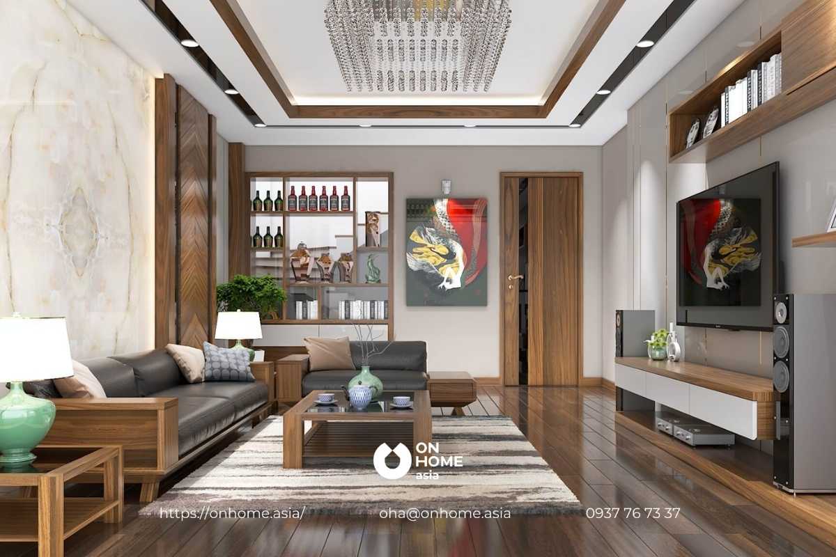 Nội thất gỗ Óc Chó hiện đại