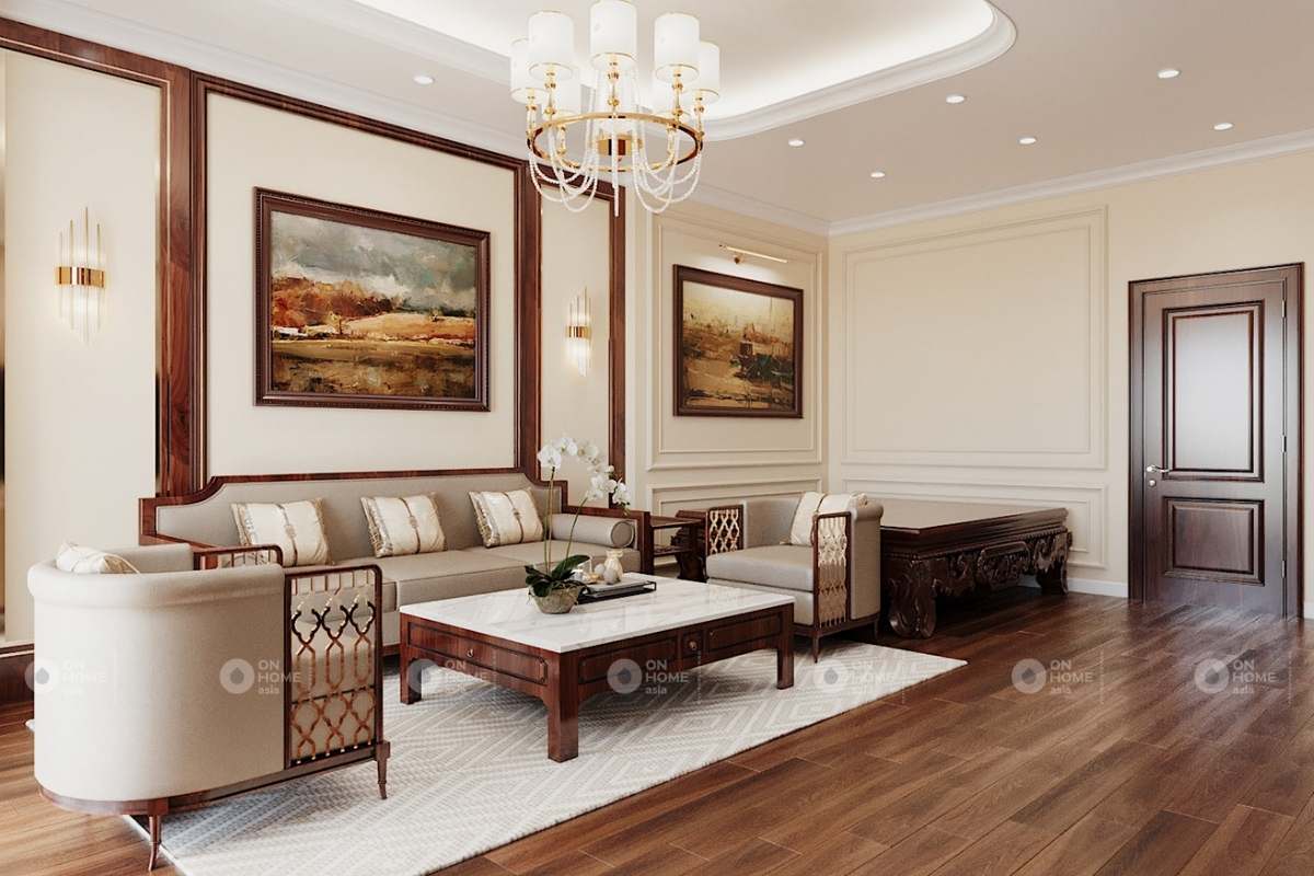 Phòng khách đẹp và sang trọng&nbsp;