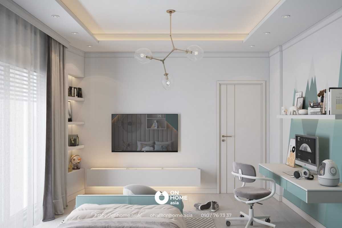 mau-phong-ngu-tre-em-dep-mau-1 (1)Nội thất phòng ngủ trẻ em hiện đại, đẹp mắt